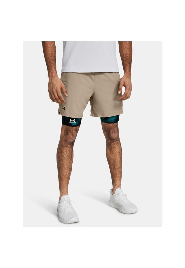 Spodenki Under Armour UA Vanish Woven. Kolor: brązowy. Długość: krótkie. Sezon: lato