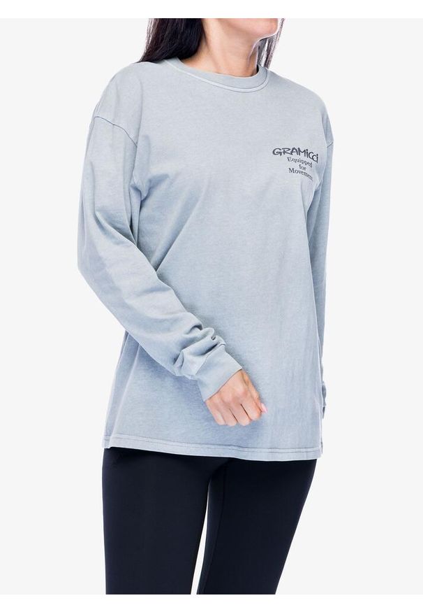 Longsleeve Gramicci Equipped L/S Tee. Kolor: szary. Długość rękawa: długi rękaw. Sport: turystyka piesza