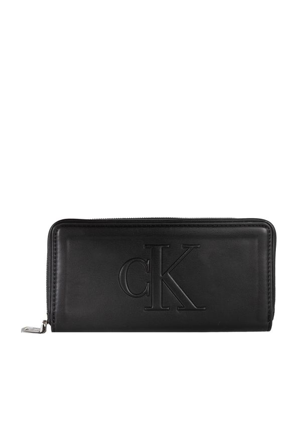 Calvin Klein Portfel | K60K610348BDS | Kobieta | Czarny. Kolor: czarny. Materiał: skóra ekologiczna