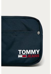 Tommy Jeans - Kosmetyczka. Kolor: niebieski. Materiał: poliester, materiał. Wzór: nadruk #3
