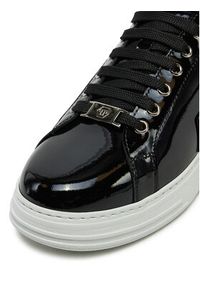 Philipp Plein - PHILIPP PLEIN Sneakersy SAES USC0667 PLE010 Czarny. Kolor: czarny. Materiał: skóra #4