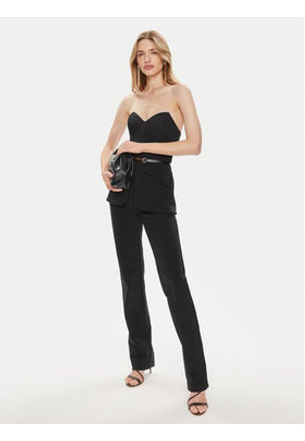 Elisabetta Franchi Kombinezon TU-015-42E2-4304 Czarny Regular Fit. Kolor: czarny. Materiał: syntetyk