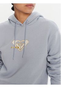 Roxy Bluza ERJFT05028 Błękitny Regular Fit. Kolor: niebieski. Materiał: bawełna #5