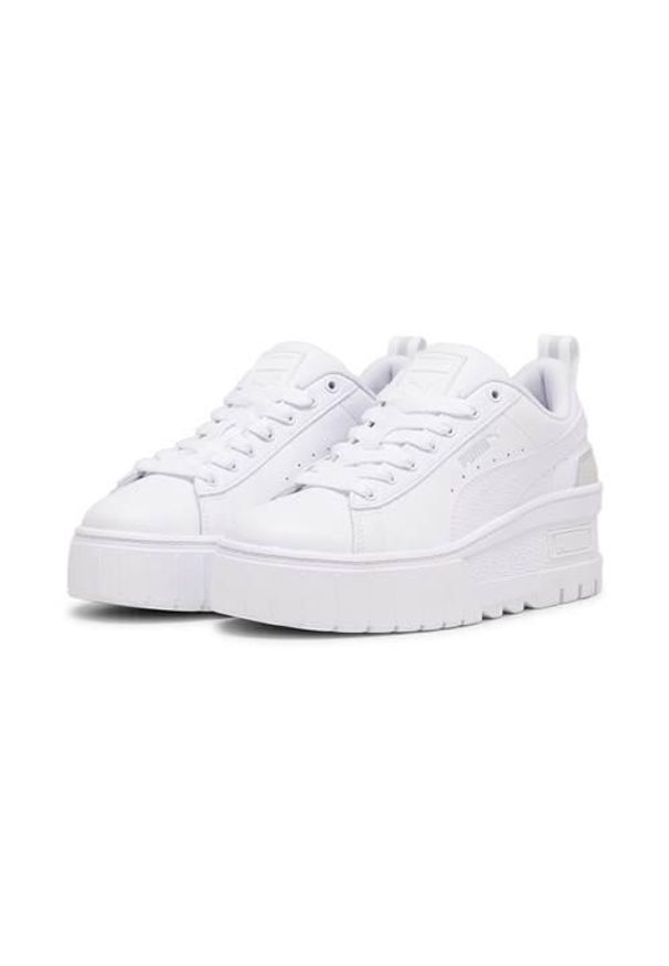 Buty do chodzenia damskie Puma Mayze Wedge. Kolor: biały. Sport: turystyka piesza