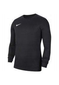 Nike - Męska Koszulka Z Długim Rękawem Park VII Jersey DriFIT. Kolor: czarny. Materiał: jersey. Długość rękawa: długi rękaw. Długość: długie
