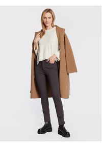 Marella Sweter Urali 33660129 Beżowy Regular Fit. Kolor: beżowy. Materiał: wełna #4