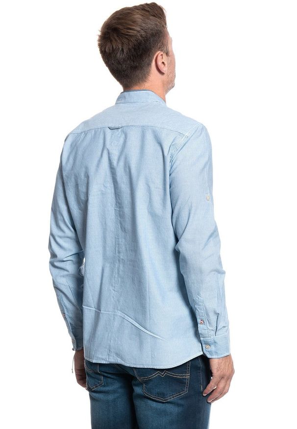 Mustang - MĘSKA KOSZULA MATERIAŁOWA MUSTANG CLEMENS SC SHIRT 1009556 11754. Materiał: materiał