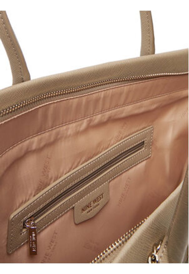 Nine West Torebka CEO-Chelsea-Charm-III-LX10186 Beżowy. Kolor: beżowy