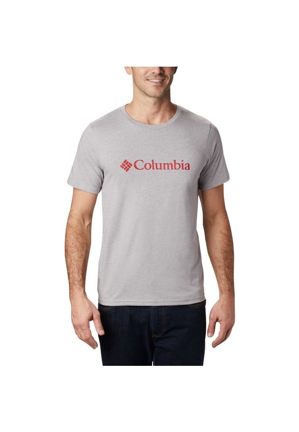 columbia - Koszulka męska Columbia CSC Basic Logo 1680053039. Kolor: szary