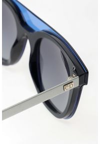 Dior - Granatowe Okulary DIOR. Kolor: niebieski #5