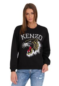 Kenzo - KENZO Czarna bluza TIGER VARSITY JUNGLE CREW-NEC. Kolor: czarny #3