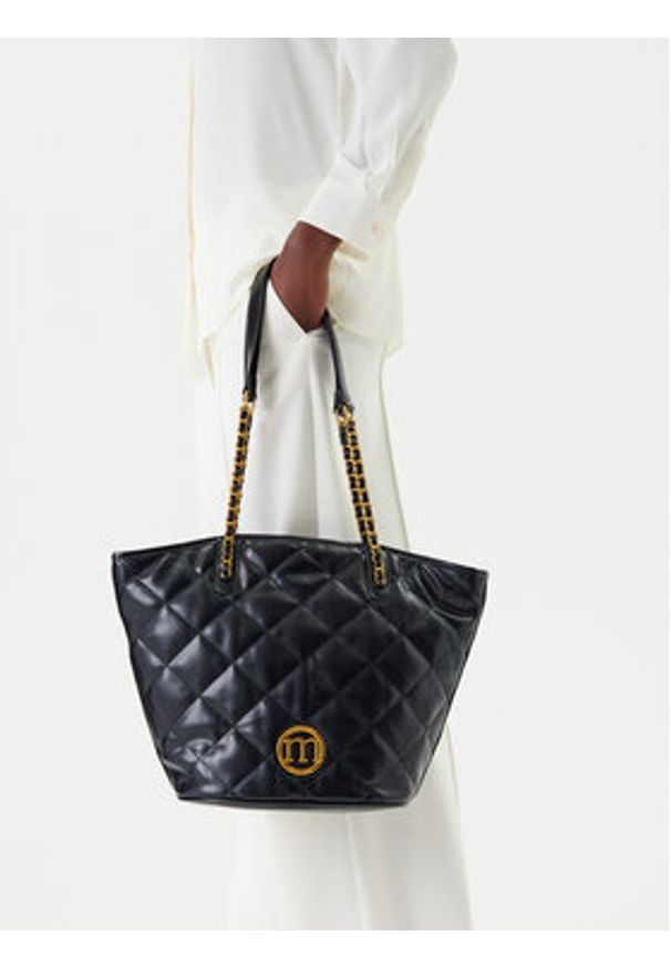 Monnari Torebka TORIMP0-24Z-BAG4090-K020D000 Czarny. Kolor: czarny. Materiał: skórzane