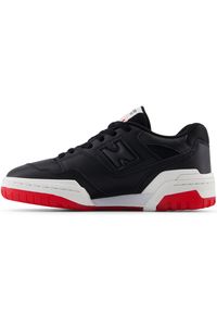 Buty dziecięce New Balance GSB550KB – czarne. Kolor: czarny. Materiał: skóra. Szerokość cholewki: normalna #3