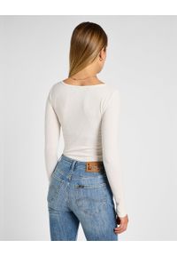 Lee - DAMSKA KOSZULKA LEE LS BOAT NECK TEE ECRU 112355203 #6