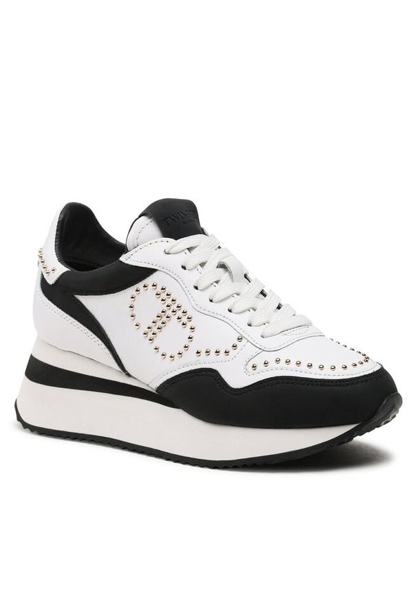 TwinSet - Sneakersy TWINSET. Kolor: biały
