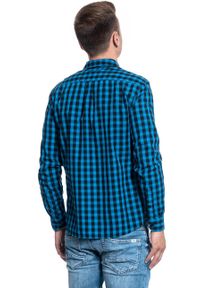 Wrangler - MĘSKA KOSZULA WRANGLER LS 1 PKT SHIRT DIRECTOIRE BLUE W5A14MXKL 112129960 #6
