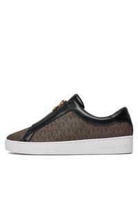 MICHAEL Michael Kors Sneakersy Keaton Zip Slip On 43R4KTFP2B Brązowy. Zapięcie: bez zapięcia. Kolor: brązowy. Materiał: skóra #5