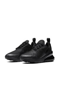 Buty Dorosły Nike Air Max 270 czarny. Okazja: na co dzień. Kolor: czarny. Materiał: syntetyk, tkanina, materiał. Model: Nike Air Max. Sport: turystyka piesza