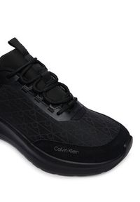 Calvin Klein Sneakersy Light Eva Runn Laceup Aop HW0HW03292 Czarny. Kolor: czarny. Materiał: materiał #6
