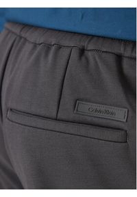 Calvin Klein Chinosy LV04LE613G Szary Slim Fit. Kolor: szary. Materiał: wiskoza #3