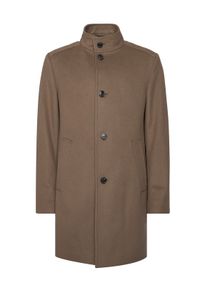 JOOP! Płaszcz wełniany 17 JC-21Maron 30044311 Khaki Regular Fit. Kolor: brązowy. Materiał: wełna