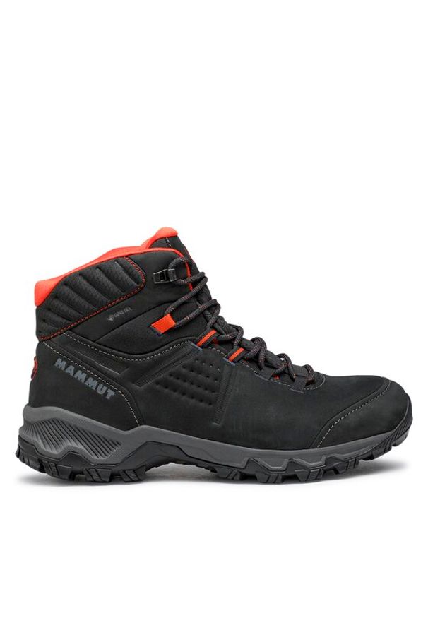 Mammut Trekkingi Mercury IV Mid Gtx GORE-TEX 3030-04710-00654-1075 Czarny. Kolor: czarny. Materiał: skóra, nubuk. Technologia: Gore-Tex. Sport: turystyka piesza