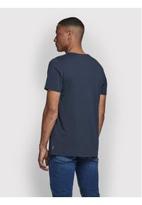Jack & Jones - Jack&Jones T-Shirt Orrganic Basic 12156101 Granatowy Slim Fit. Kolor: niebieski. Materiał: bawełna