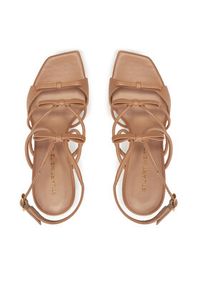 Stuart Weitzman Sandały Tully 100 Sandal SI480 Beżowy. Kolor: beżowy. Materiał: skóra #4