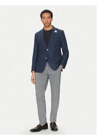 BOSS Spodnie materiałowe C-Kane 50540480 Granatowy Slim Fit. Kolor: niebieski. Materiał: syntetyk #3