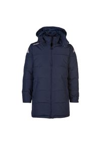 Kurtka puchowa o średniej długości Kappa Seddolo. Kolor: niebieski. Materiał: puch #1