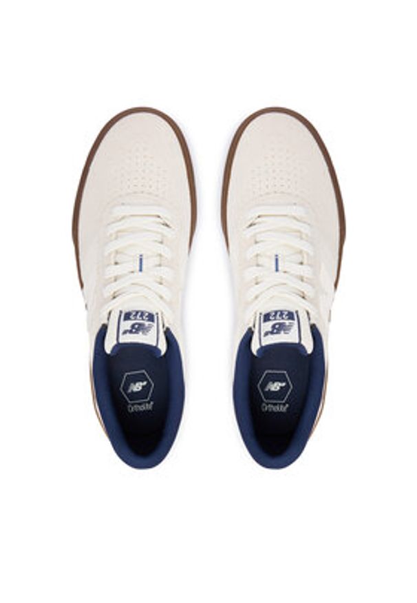 New Balance Tenisówki Numeric 272 UN272WDG Kremowy. Kolor: kremowy. Materiał: skóra, zamsz