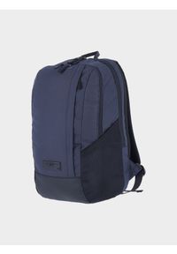 4f - Plecak na laptopa (do 17") - granatowy. Kolor: niebieski. Materiał: syntetyk, materiał. Wzór: gładki. Styl: casual, elegancki