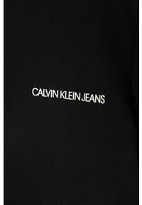 Calvin Klein Jeans - T-shirt dziecięcy. Okazja: na co dzień. Kolor: czarny. Materiał: bawełna, dzianina. Wzór: nadruk. Styl: casual #3