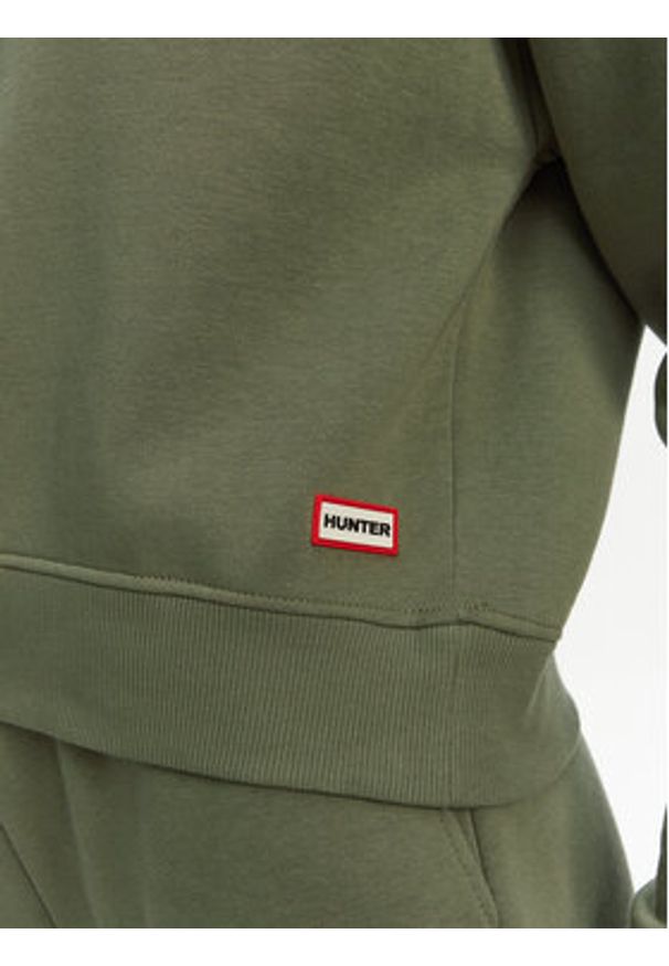 Hunter Bluza Liza HARW0044242 Khaki Cropped Fit. Kolor: brązowy. Materiał: syntetyk