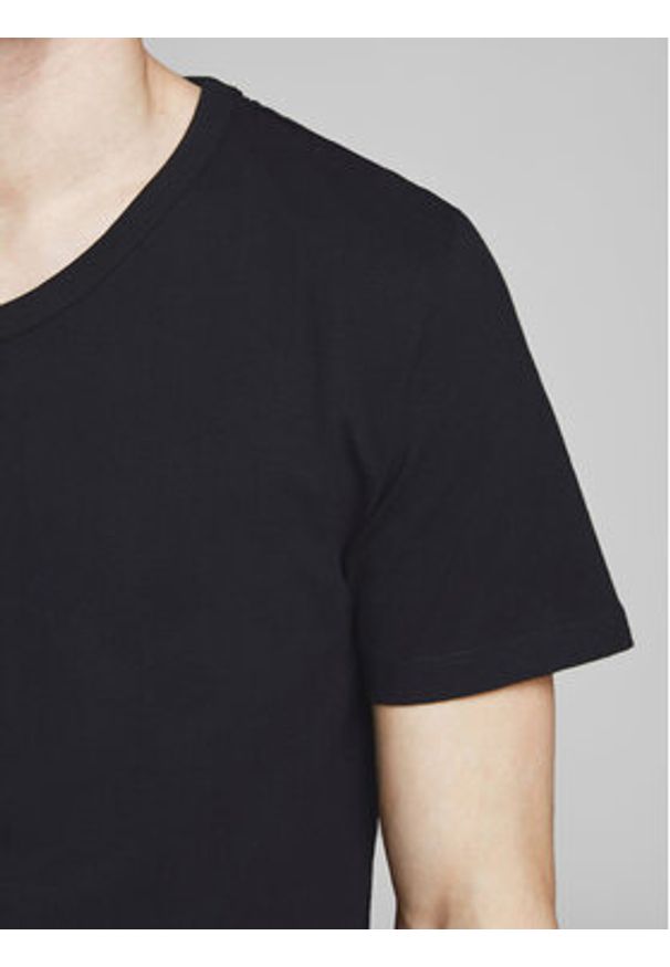 Jack & Jones Komplet t-shirtów Basic 12133914 Czarny Slim Fit. Kolor: czarny. Materiał: bawełna