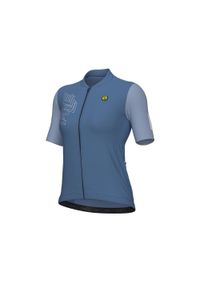 ALÉ CYCLING - Koszulka rowerowa damska Alé Cycling PR-E Follow Me. Kolor: niebieski