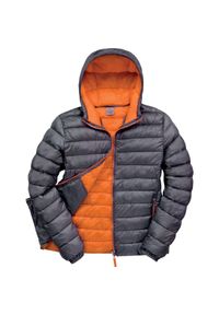 RESULT - Kurtka puchowa męska Result Snowbird. Kolor: szary, wielokolorowy, pomarańczowy. Materiał: puch. Styl: elegancki #1