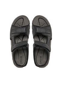 Geox Sandały Uomo Sandal Strada U4524B 000ME C9999 Czarny. Kolor: czarny. Materiał: skóra