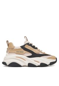 Steve Madden Sneakersy Possession-E SM19000033 Beżowy. Kolor: beżowy. Materiał: materiał