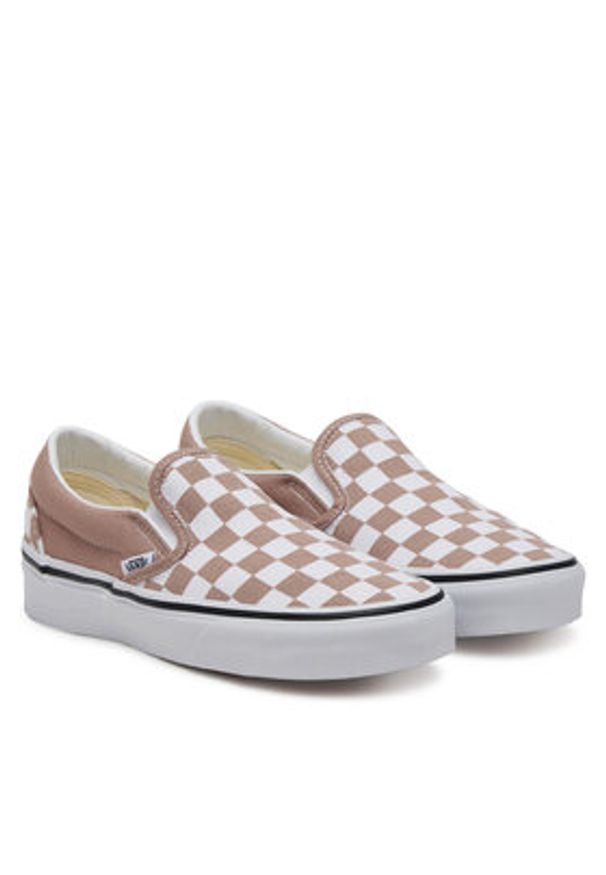 Vans Tenisówki Classic Slip-On VN000D6YE2V1 Beżowy. Zapięcie: bez zapięcia. Kolor: beżowy. Materiał: materiał