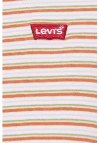 Levi's® - Levi's t-shirt bawełniany kolor różowy. Okazja: na spotkanie biznesowe. Kolor: różowy. Materiał: bawełna. Długość rękawa: krótki rękaw. Długość: krótkie. Styl: biznesowy #3