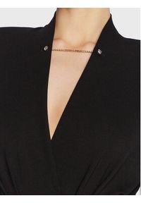 Liu Jo Sukienka koktajlowa CA3091 J1881 Czarny Slim Fit. Kolor: czarny. Materiał: wiskoza. Styl: wizytowy