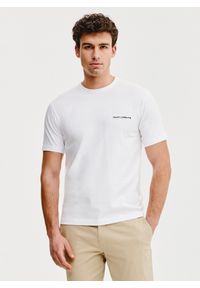 Pako Lorente - PAKO LORENTE – Biały t-shirt męski. Kolor: biały. Materiał: bawełna #1