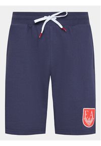 Emporio Armani Underwear Szorty sportowe 111004 3R573 48336 Granatowy Regular Fit. Kolor: niebieski. Materiał: bawełna. Styl: sportowy #3