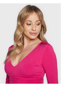 Blugirl Blumarine Sukienka wieczorowa RA3065-J6634 Różowy Slim Fit. Kolor: różowy. Materiał: syntetyk. Styl: wizytowy #4