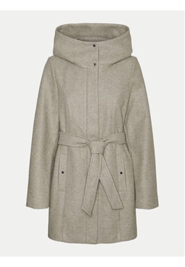 Vero Moda Płaszcz przejściowy Popliva 10310779 Beżowy Regular Fit. Kolor: beżowy. Materiał: syntetyk