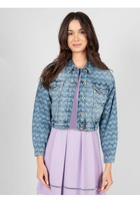 Patrizia Pepe Kurtka | 8O0126/D1WZM | Kobieta | Niebieski. Okazja: na co dzień. Kolor: niebieski. Materiał: bawełna. Styl: casual, retro, elegancki #5