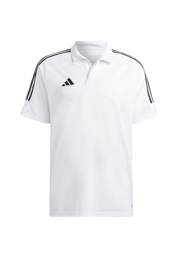 Adidas - Koszulka męska adidas Tiro 23 League Polo. Typ kołnierza: polo. Kolor: wielokolorowy, czarny, biały