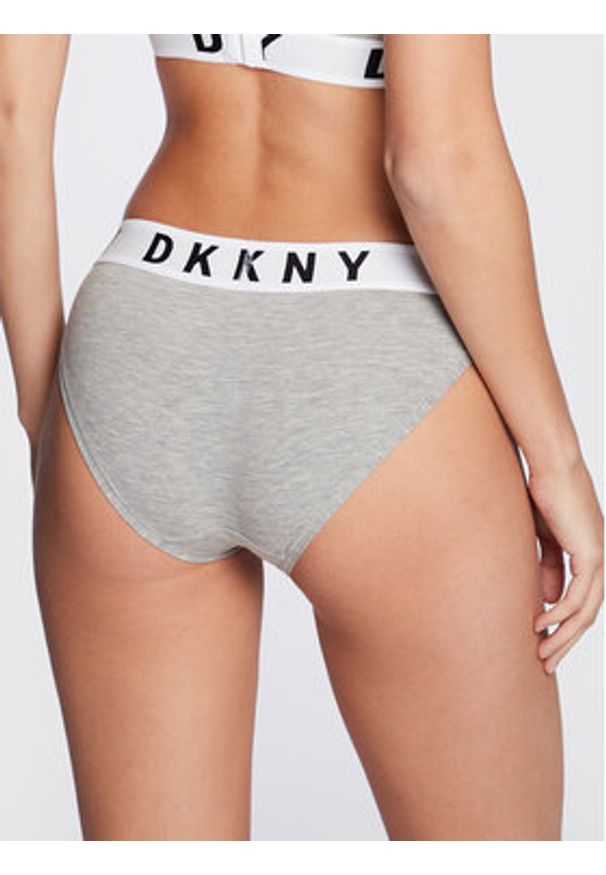 DKNY Figi klasyczne DK4513 Szary. Kolor: szary. Materiał: bawełna