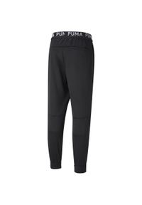Spodnie Puma Train PWR Fleece, Mężczyźni. Kolor: czarny. Materiał: poliester, materiał, dresówka. Sport: fitness